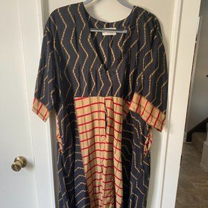 Kantha Bae Split Midi Dress